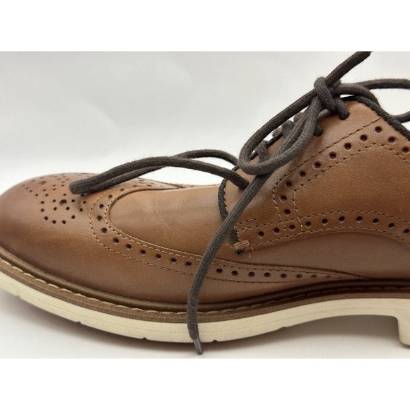Cole Haan Men Go-To Wingtip Oxford Shoes Size 8M British Tan Leather main image 16